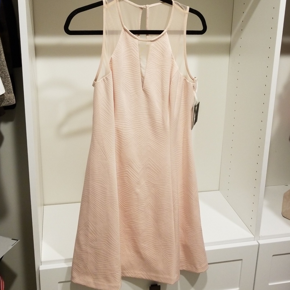 Guess Light Pink A line Party Dress